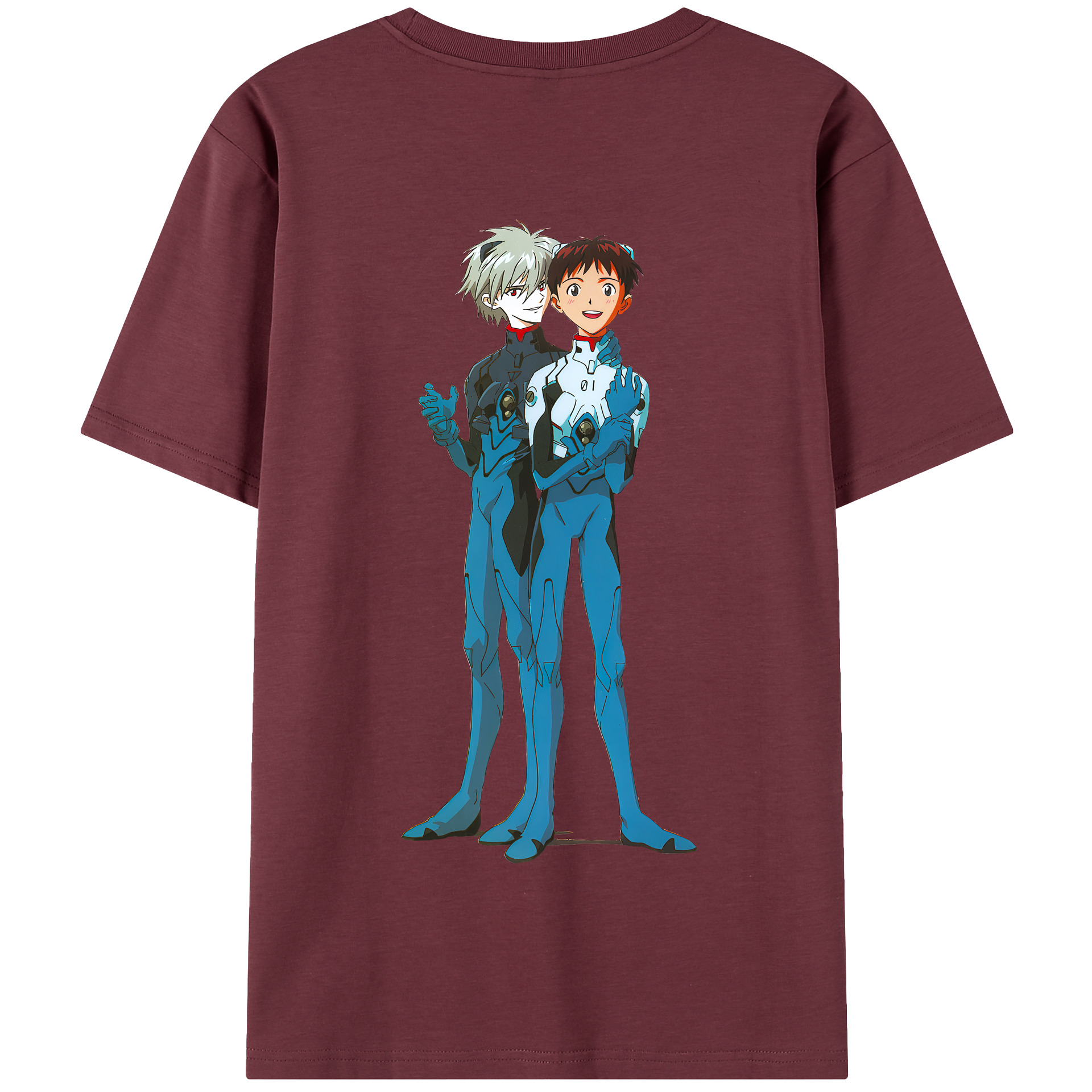 （画像用） EVA 新世紀エヴァンゲリオン 綿100％半袖Tシャツ（背面プリント）